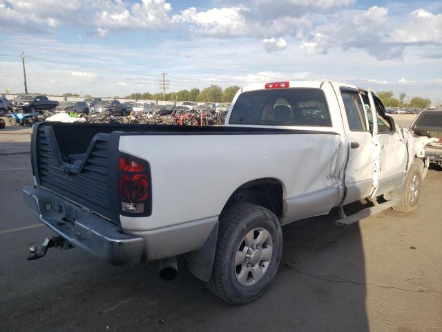 3D7KU28633G707861 - 2003 DODGE RAM 2500 S WHITE photo 4