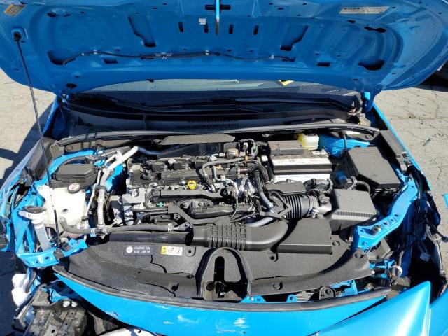 JTNK4RBE4K3068695 - 2019 TOYOTA COROLLA SE BLUE photo 7