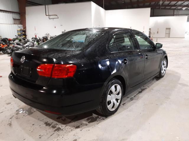 3VW2K7AJ2CM401230 - 2012 VOLKSWAGEN JETTA BASE 黑色 照片 4