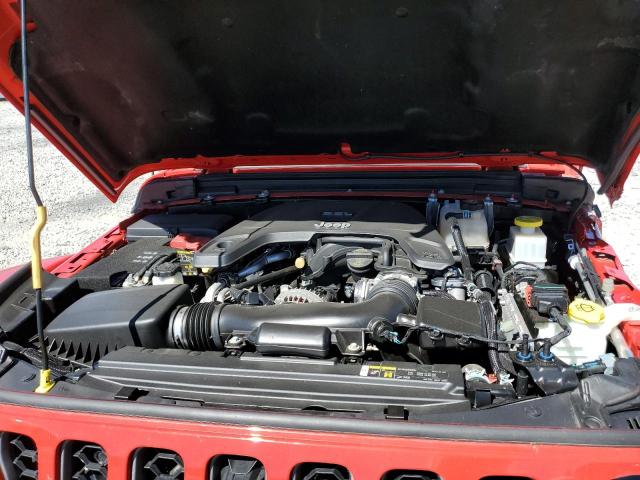 1C6JJTBG2LL114914 - 2020 JEEP GLADIATOR RED photo 7