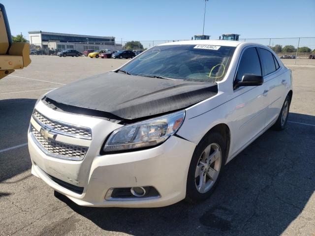 1G11B5SA7DF260683 - 2013 CHEVROLET MALIBU LS WHITE photo 2