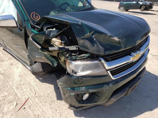 1GCGSCE30G1102724 - 2016 CHEVROLET COLORADO L GREEN photo 9