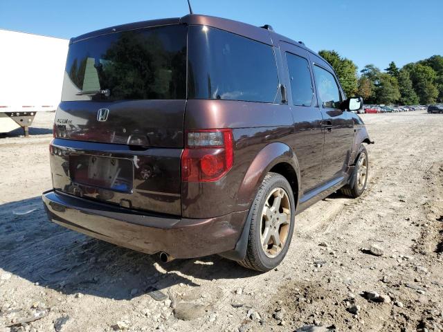 5J6YH18947L011462 - 2007 HONDA ELEMENT SC BURGUNDY photo 4