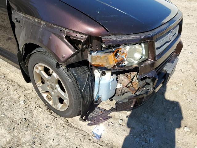 5J6YH18947L011462 - 2007 HONDA ELEMENT SC BURGUNDY photo 9