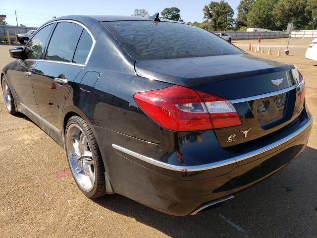 KMHGC4DH8CU202770 - 2012 HYUNDAI GENESIS 5. BLACK photo 3