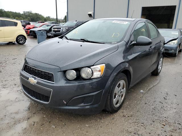 1G1JA5SH5G4154703 - 2016 CHEVROLET SONIC LS GRAY photo 2