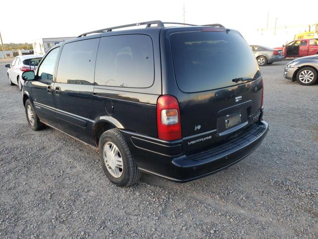 1GNDX13EX1D263303 - 2001 CHEVROLET VENTURE BLACK photo 3