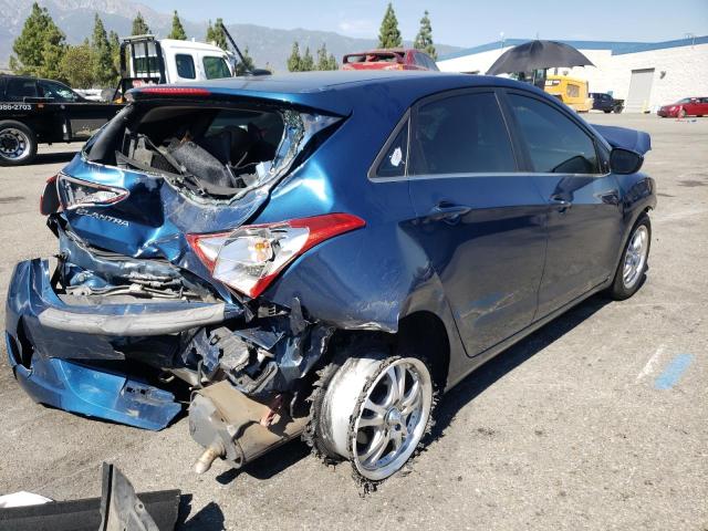 KMHD35LH2GU297830 - 2016 HYUNDAI ELANTRA GT BLUE photo 4