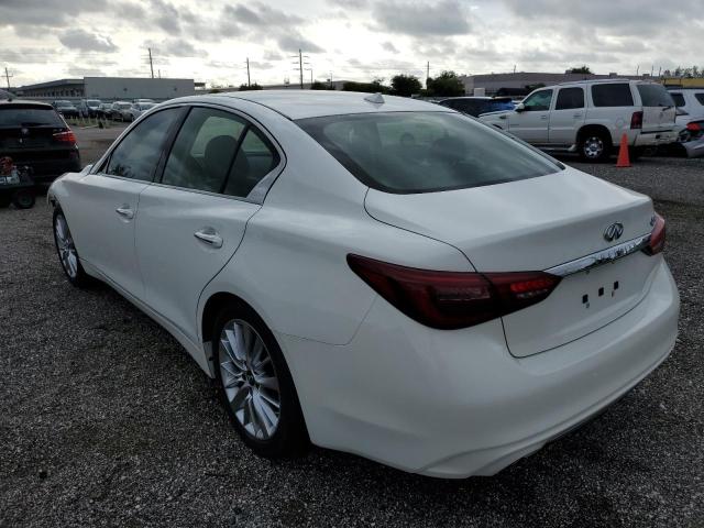 JN1EV7AP6LM207603 - 2020 INFINITI Q50 PURE WHITE photo 3