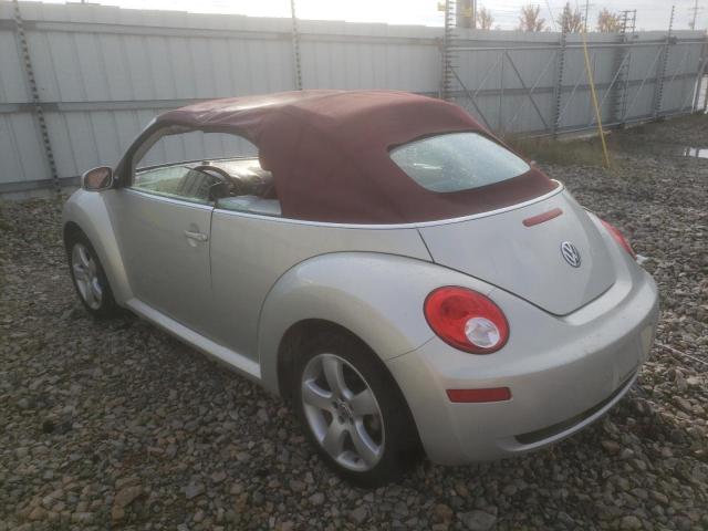 3VWSG31Y09M410976 - 2009 VOLKSWAGEN NEW BEETLE 银色 照片 3
