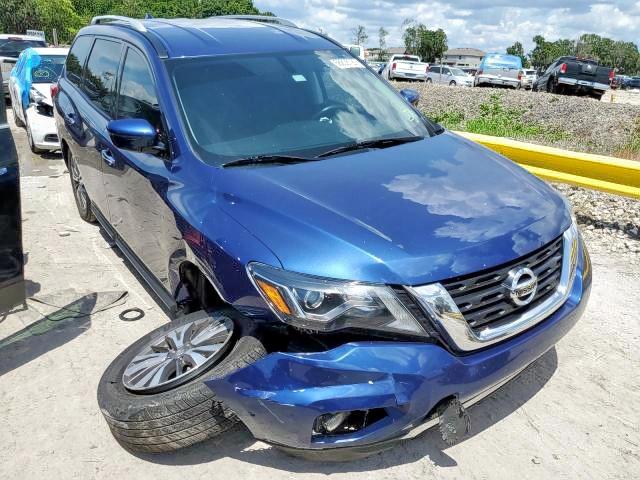 5N1DR2MN7KC592499 - 2019 NISSAN PATHFINDER BLUE photo 1