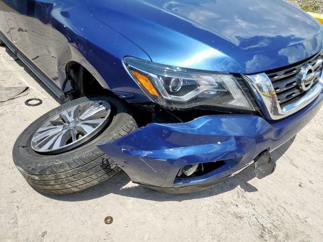 5N1DR2MN7KC592499 - 2019 NISSAN PATHFINDER BLUE photo 9