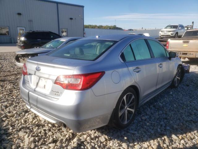 4S3BNEJ6XF3064399 - 2015 SUBARU LEGACY 3.6 SILVER photo 4