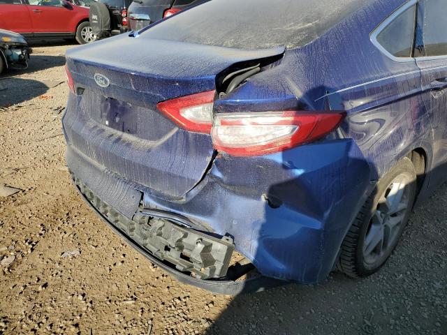 3FA6P0HD3ER168953 - 2014 FORD FUSION SE BLUE photo 9