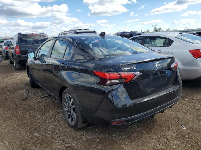 3N1CN8EV0ML851647 - 2021 NISSAN VERSA SV BLACK photo 3