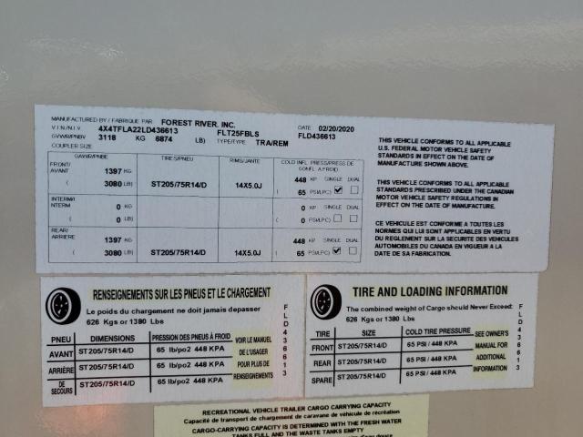 4X4TFLA22LD436613 - 2020 MISC FLAGSTAFF أسمر صورة 10