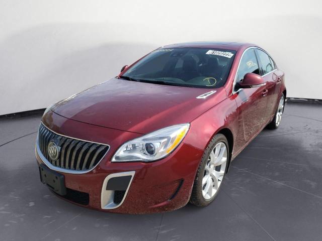 2G4GU5GX4H9167235 - 2017 BUICK REGAL GS Бордовый фото 2