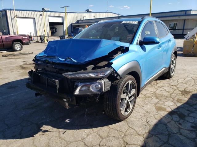 KM8K5CA50KU375545 - 2019 HYUNDAI KONA ULTIM BLUE photo 2