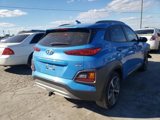 KM8K5CA50KU375545 - 2019 HYUNDAI KONA ULTIM BLUE photo 4