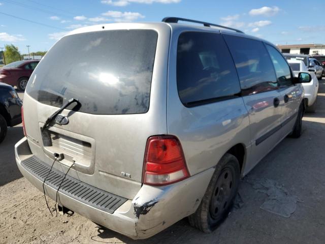 2FMZA51655BA02140 - 2005 FORD FREESTAR S SILVER photo 4