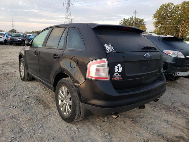 2FMDK49C07BA85975 - 2007 FORD EDGE SEL P BLACK photo 3