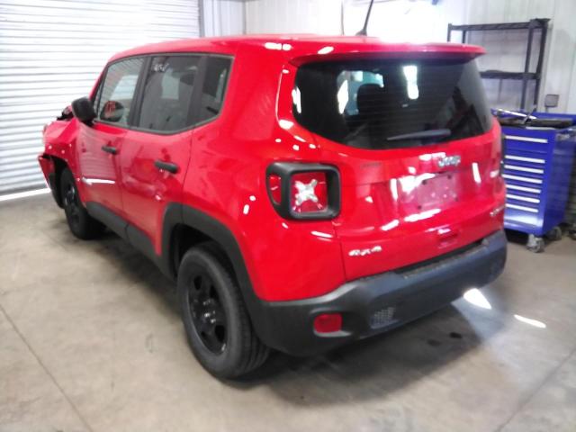 ZACNJBAB5LPK97776 - 2020 JEEP RENEGADE S RED photo 3