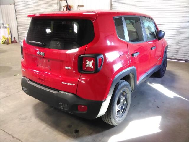 ZACNJBAB5LPK97776 - 2020 JEEP RENEGADE S RED photo 4