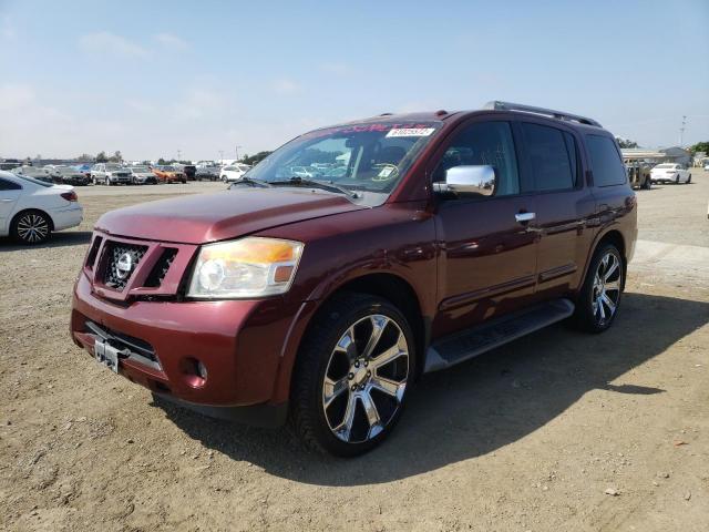 5N1AA0NCXAN614624 - 2010 NISSAN ARMADA SE BURGUNDY photo 2