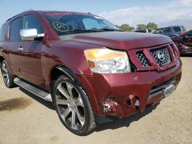 5N1AA0NCXAN614624 - 2010 NISSAN ARMADA SE BURGUNDY photo 9