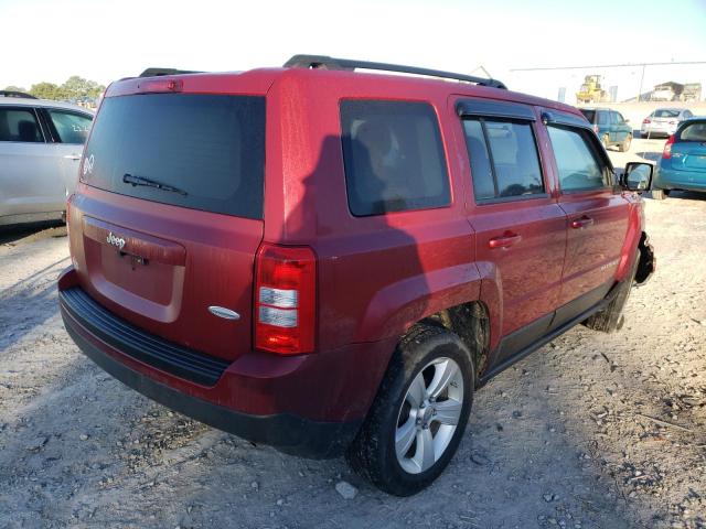 1C4NJPFB1CD539518 - 2012 JEEP PATRIOT LA BURGUNDY photo 4