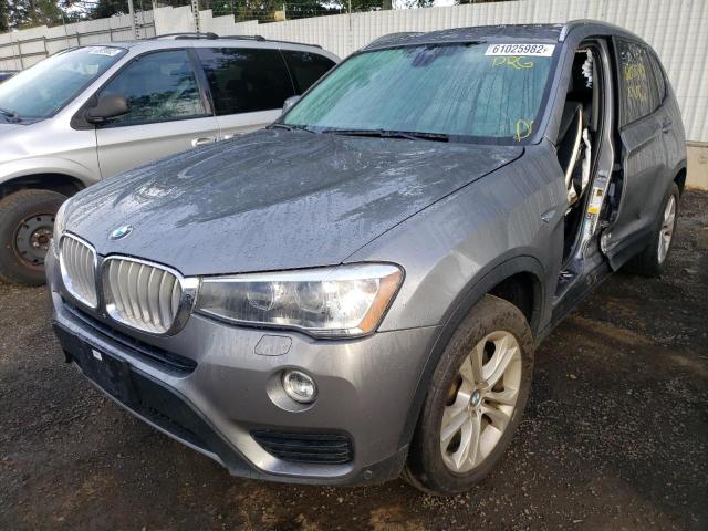 5UXWX7C52G0K36339 - 2016 BMW X3 XDRIVE3 GRAY photo 2