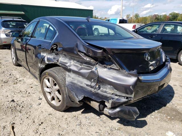 19UUA8F56DA007035 - 2013 ACURA TL TECH GRAY photo 3