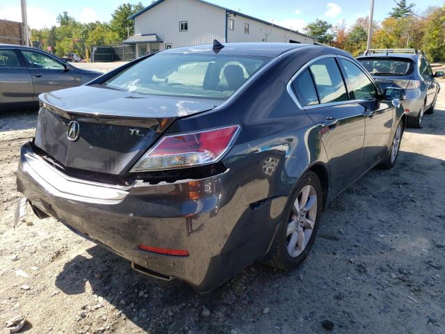 19UUA8F56DA007035 - 2013 ACURA TL TECH GRAY photo 4