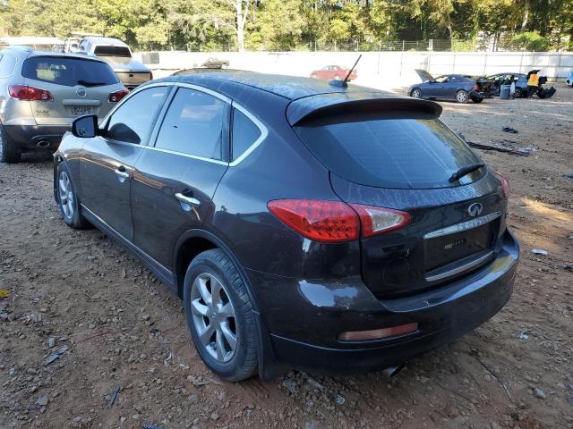 JNKAJ09E68M303674 - 2008 INFINITI EX35 BASE BLACK photo 3