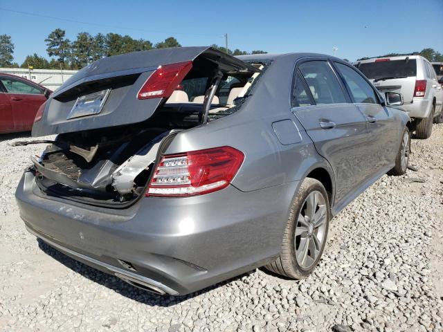 WDDHF5KB0EA813911 - 2014 MERCEDES-BENZ E 350 GRAY photo 4