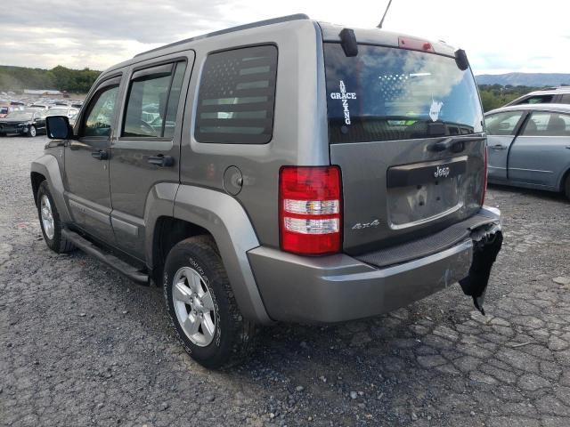 1C4PJMAK1CW145651 - 2012 JEEP LIBERTY SP GRAY photo 3