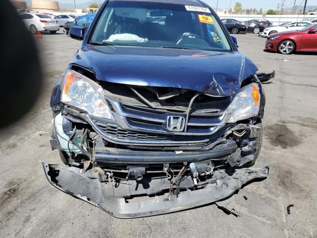 5J6RE3H78AL031115 - 2010 HONDA CR-V EXL BLUE photo 9