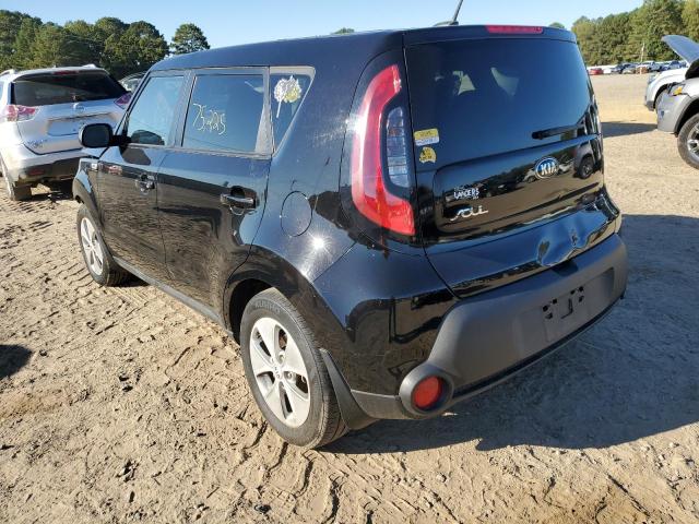 KNDJN2A20G7252415 - 2016 KIA SOUL BLACK photo 3