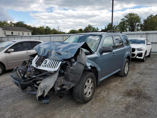 4M2CN9B74BKJ03596 - 2011 MERCURY MARINER BLUE photo 2