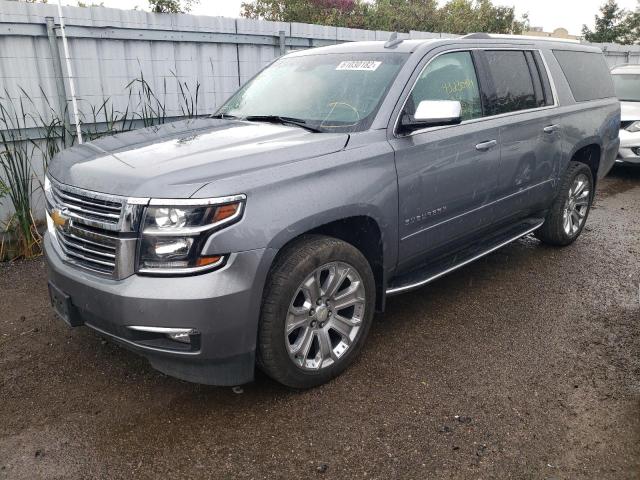 1GNSKJKC1KR234363 - 2019 CHEVROLET SUBURBAN K GRAY photo 2