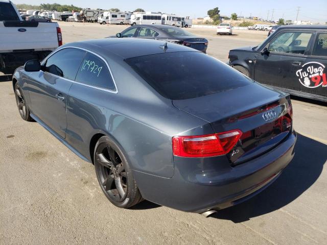 WAUDK78T19A026064 - 2009 AUDI A5 QUATTRO GRAY photo 3