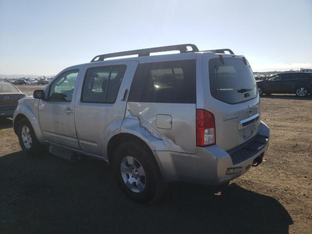 5N1AR18U88C650367 - 2008 NISSAN PATHFINDER SILVER photo 3