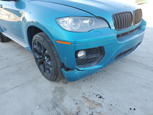 5UXFG8C52EL593084 - 2014 BMW X6 XDRIVE5 BLUE photo 9