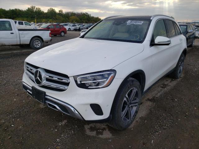 W1N0G8EB2MF891523 - 2021 MERCEDES-BENZ GLC 300 4M WHITE photo 2