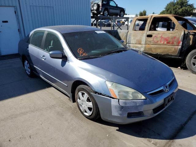 1HGCM56407A126230 - 2007 HONDA ACCORD LX BLUE photo 1