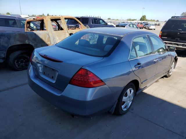 1HGCM56407A126230 - 2007 HONDA ACCORD LX BLUE photo 4