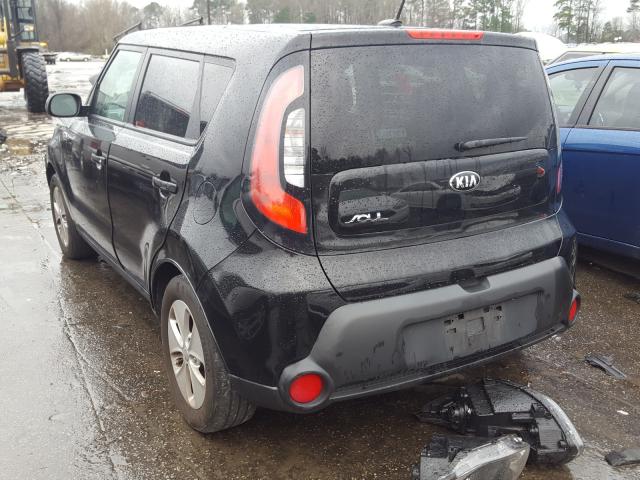 KNDJN2A24G7379099 - 2016 KIA SOUL BLACK photo 3