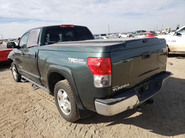 5TFRV541X8X066793 - 2008 TOYOTA TUNDRA DOU GREEN photo 3