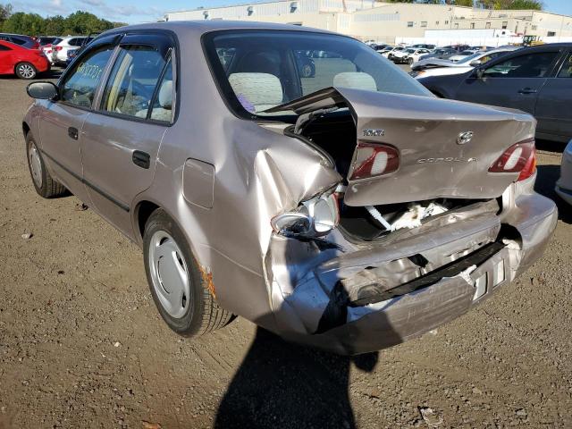 2T1BR12EXWC038170 - 1998 TOYOTA COROLLA VE BEIGE photo 3