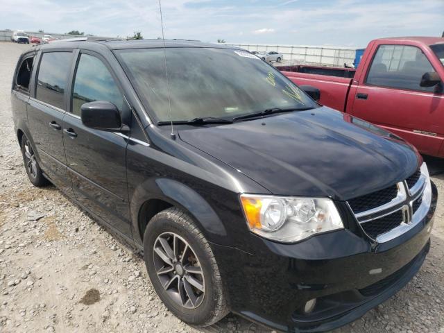 2C4RDGCGXHR828118 - 2017 DODGE GRAND CARA BLACK photo 1